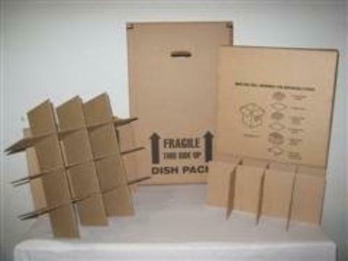 PKGBSDISHPART Dish Pack Box Partition Set