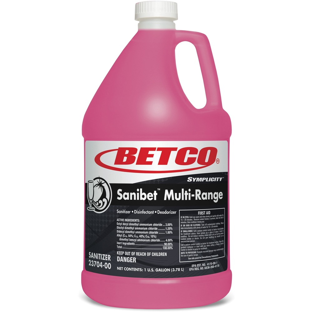 Picture of Betco BET2370400 Sanibet Sanitizer Disinfect Deodorizer - Pink