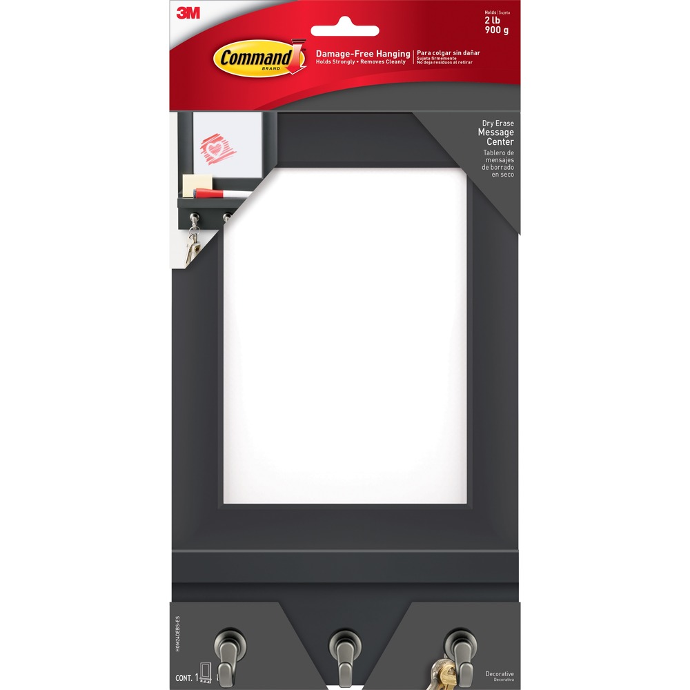 Picture of 3M MMMHOM24DEBSES Command Dry-Erase Message Center