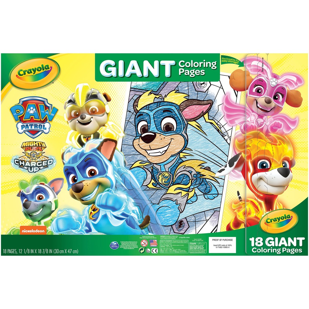Picture of Crayola CYO040995 Nickelodeons Paw Patrol Giant Pages