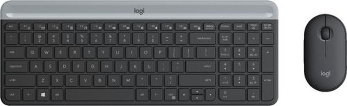 Picture of Logitech LOG920009437 MK470 Slim Wireless Mouse & Keyboard Combo - Black & Gray
