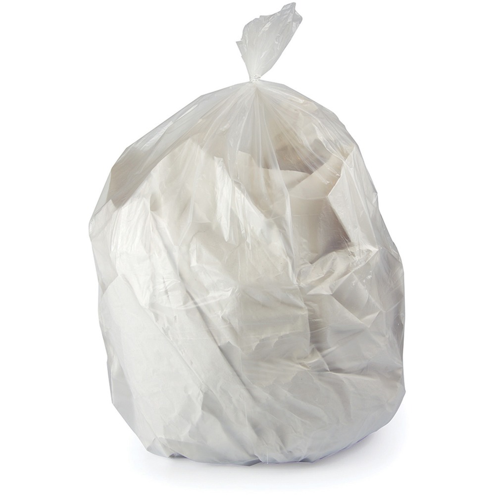 45 x 50 in. 2 Mil Linear Low-Density Polyethylene Clear Can Liners