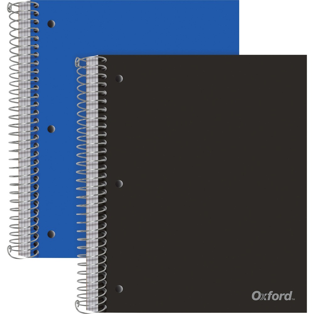 TOP10388 Oxford 5-Subject Wire-Bound Notebook - 200 Sheets - - Pack 2