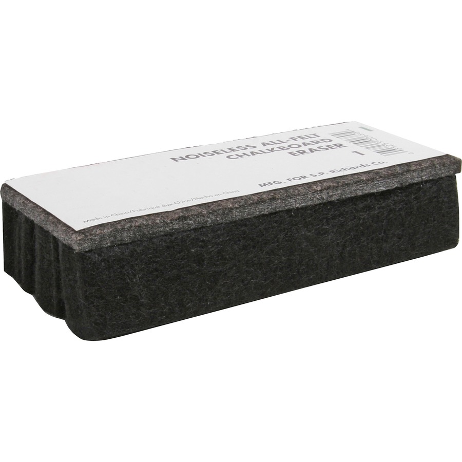 Chalkboard Eraser, Black - Bundle of 6