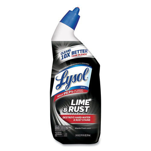Picture of Lysol RAC98013 24 oz Disinfectant Toilet Bowl Cleaner with Lime Rust Remover, Wintergreen