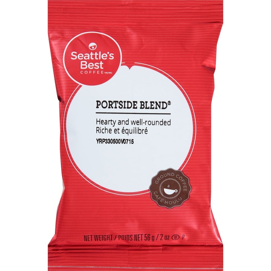 Picture of Seattles Best Coffee SEA12420871 2 oz Portside Ground Coffee Pouch - Medium - Box of 18