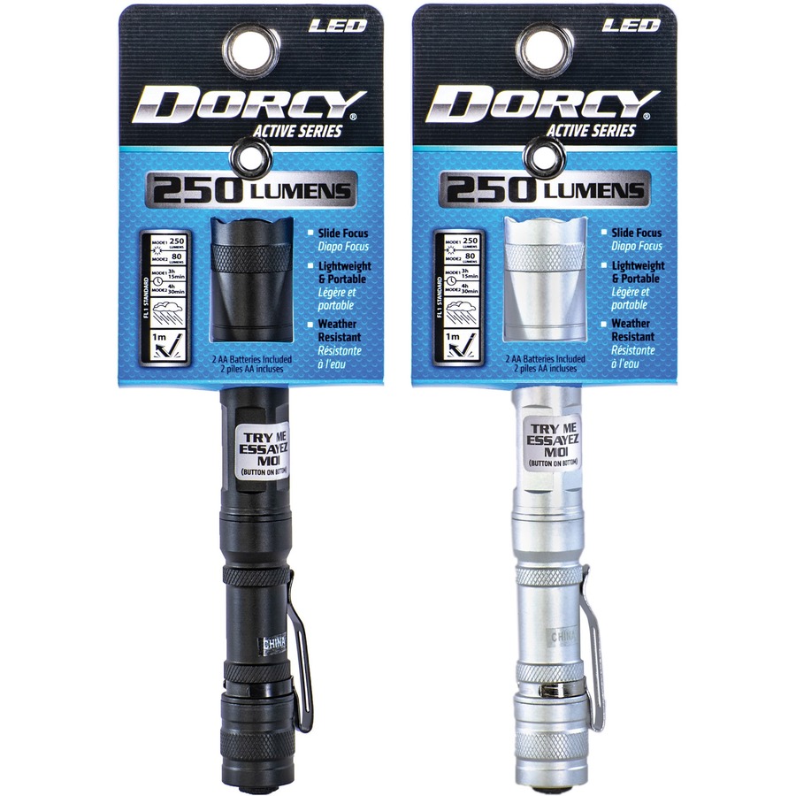 Active Series Lightweight Flashlight, Black