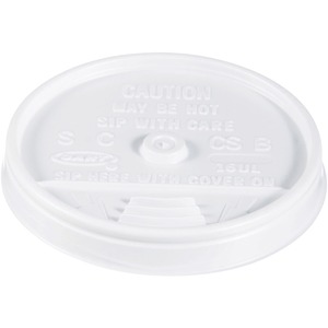 Picture of Dart DCC16UL Sip Thru Cup Lid&#44; White