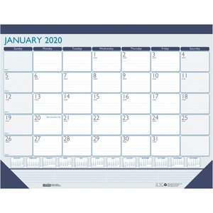 22 x 17 in. Contempo Monthly Desk Pad