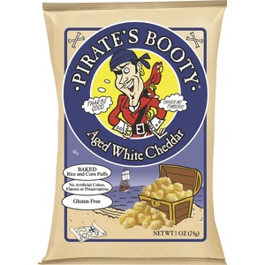 Picture of B&G BGG60104 1 oz Pirates Booty White Cheddar Rice & Corn Puffs - Case of 24