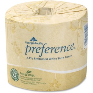 Preference, Standard Core, 2 Ply, 550 Sheets, White, 40 PK