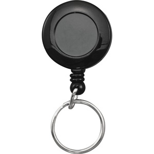 Picture of Advantus AVT97121 Retractable ID Reel with Clip-on Ring&#44; Black