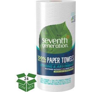 Recycled Paper Towel - Roll of 24
