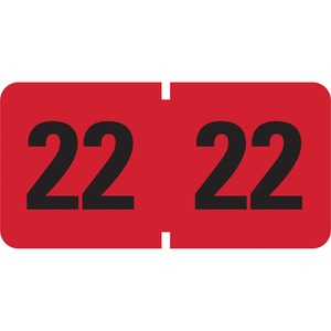 ETYJ Color-Coded Year 2022 Label Roll