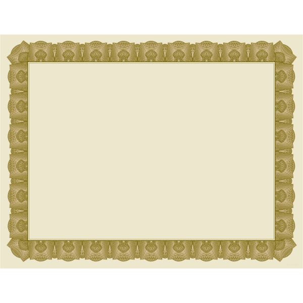 Tree Free Certificate with Gold Border - Natural