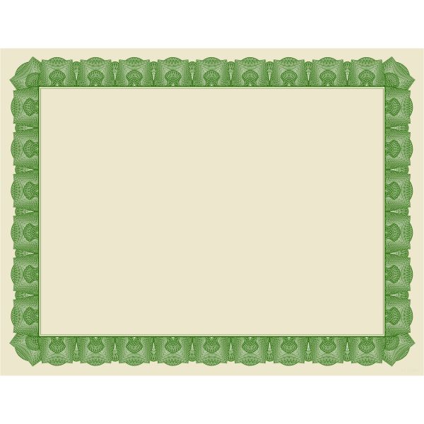 Tree Free Certificate with Green Border - Natural