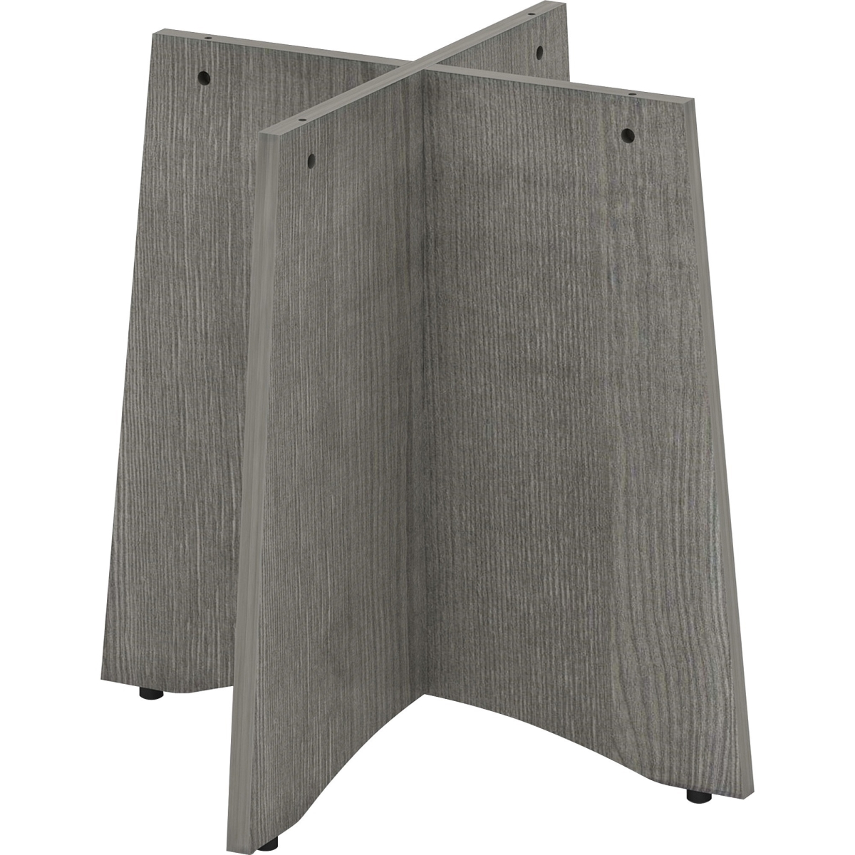 42-48 in. Weathered Charcoal Round Conference Table
