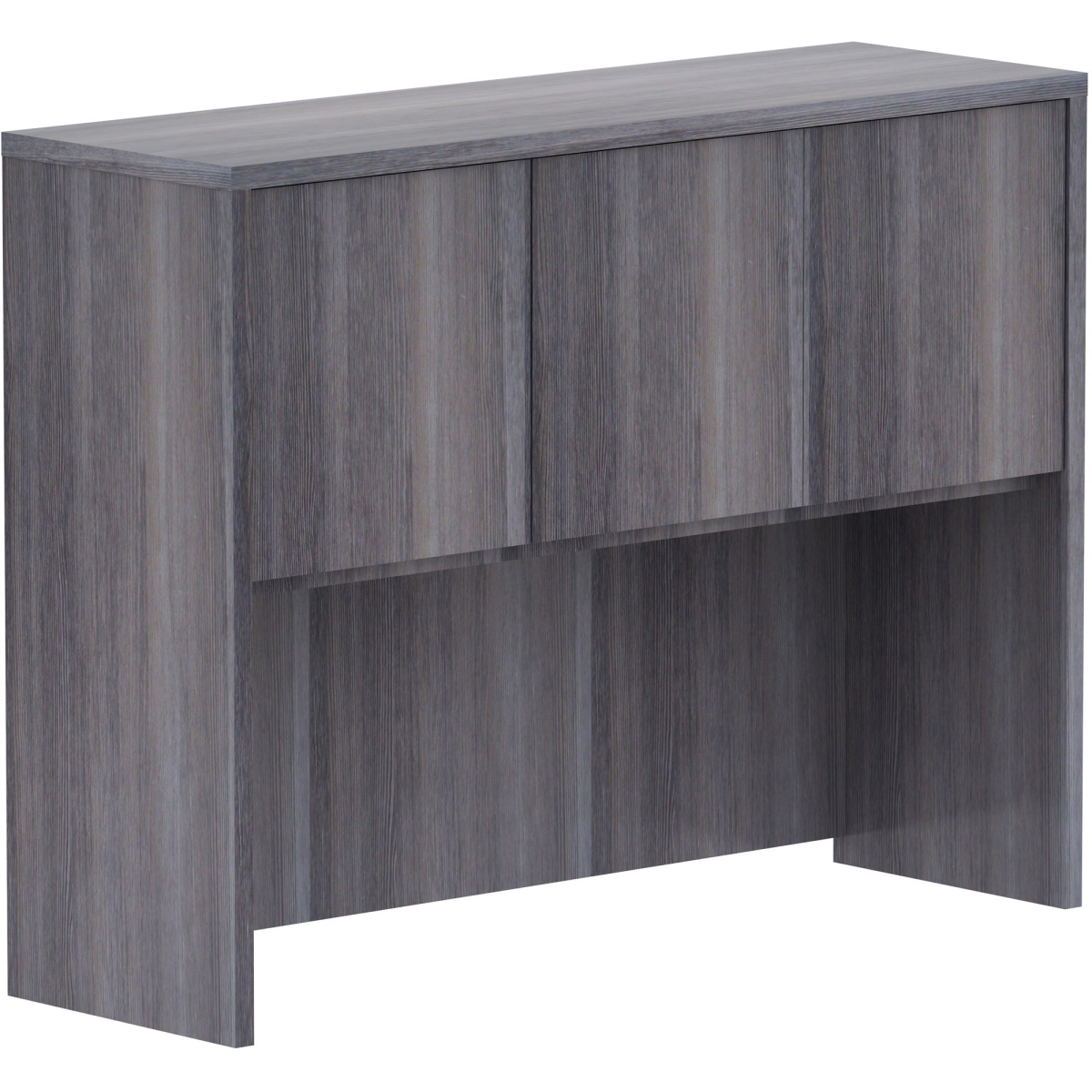 48 in. Hutch Weathered Charcoal Laminate Desking