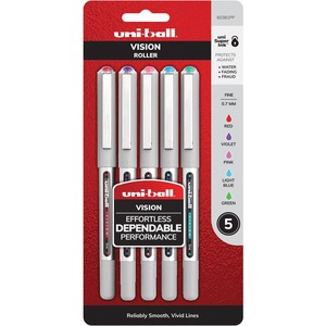 0.7 mm Vision Needle Rollerball Pens - Pack of 5