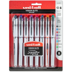 0.8 mm Elite Rollerball Pen - Pack of 8