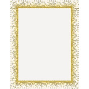 Picture of Geographics GEO24759 Confetti Gold Design Poster Board, Yellow - Pack of 25
