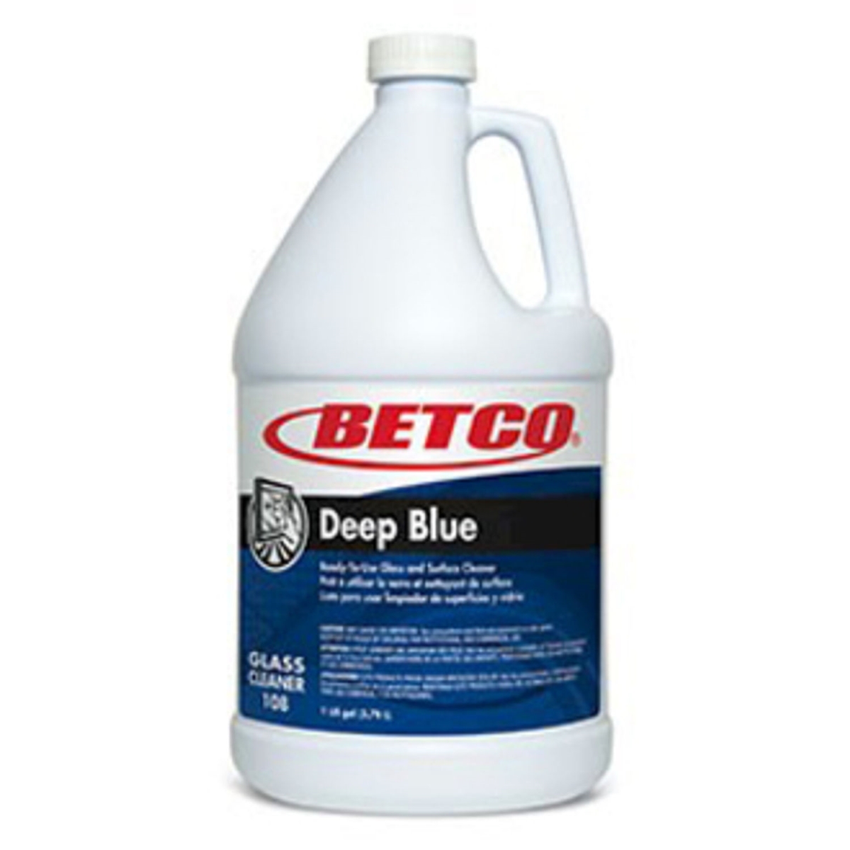 BET1080400 128 fl oz Deep Blue Ammoniated Glass & Surface Cleaner -  BETCO