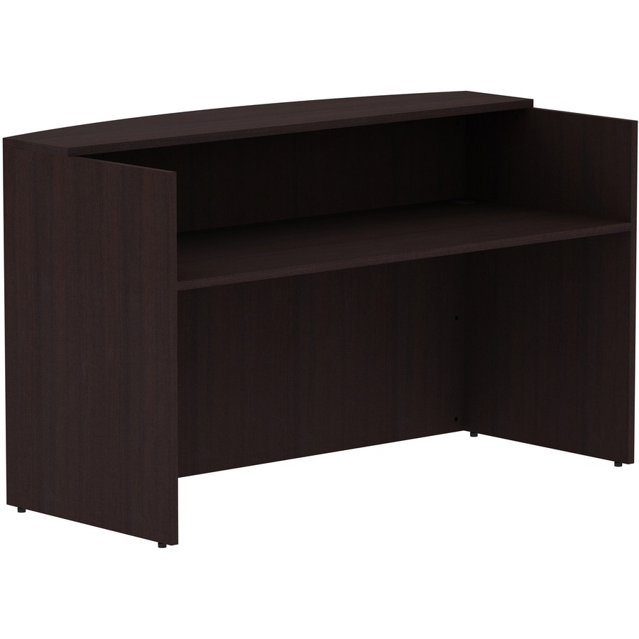 72 in. Reception Laminate Desk, Espresso