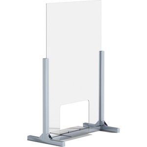 Picture of Lorell LLR55670 24 x 36 in. Removable Shelf Glass Protective Screen