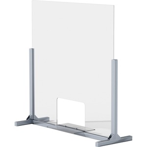 Picture of Lorell LLR55672 36 x 36 in. Removable Shelf Glass Protective Screen