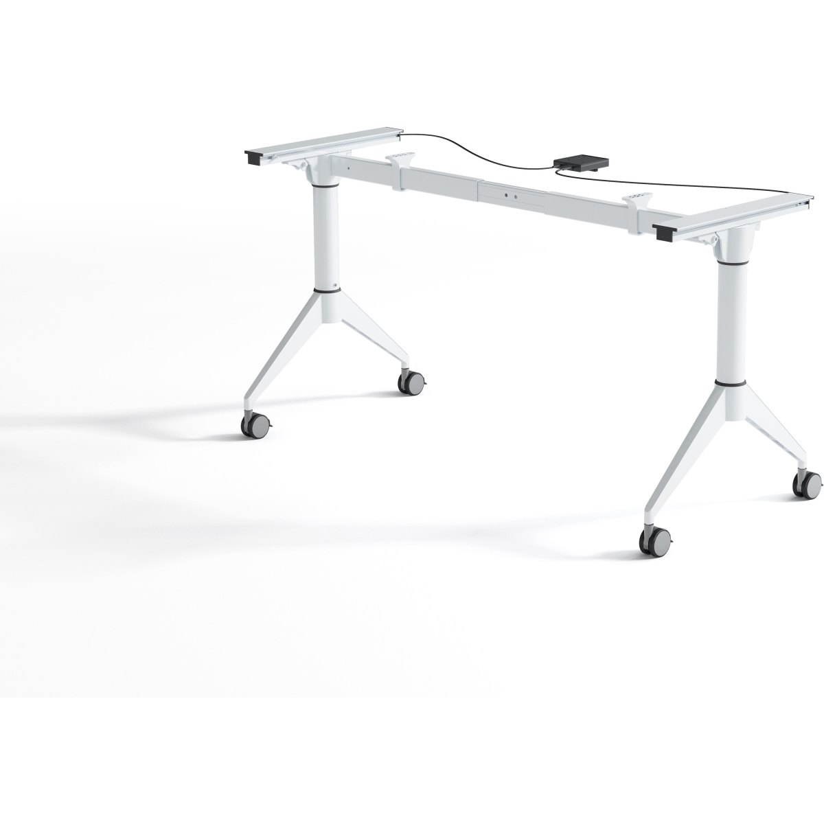 Picture of Lorell LLR60739 Training Table Base&#44; White