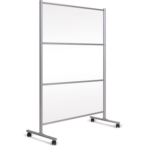 BVCDSP273046 47 x 71 in. Mobile Glass Panel Divider
