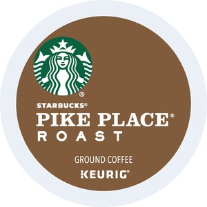 Picture of Starbucks SBK12434812 Pike Place Roast K-Cup - Pack of 24