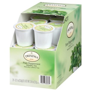 Picture of Twinings TWG08760 Pure Peppermint Herbal Tea K-Cup - Case Pack of 24