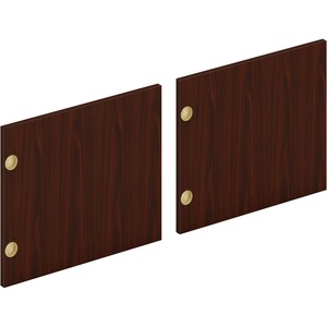 72 in. Mod Laminate Doors, Mahogany - Set of 2
