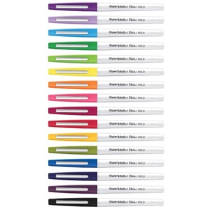 Creative Flair Felt Tip Pens - Bold Point, Assorted Color - Pack of 16