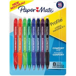 7 mm Paper Mate Mechanical Pencils, Assorted Color - Pack of 8