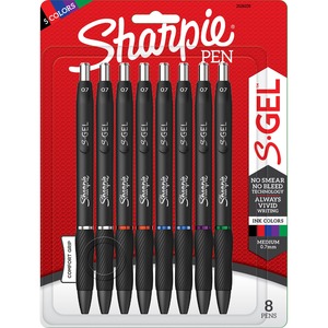 Picture of Newell Brands SAN2126231 7 mm Sharpie S-Gel Pens - Pack of 8