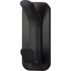 Magnetic Double Coat Hook, Black
