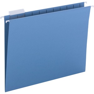 BSN03176 0.2 Cut Hanging File Folders, Blue - Pack of 25