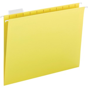 Picture of Business Source BSN03177 0.2 Cut Hanging File Folders&#44; Yellow - Pack of 25