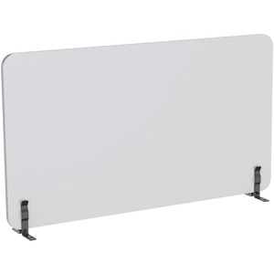 Picture of Lorell LLR25961 48 in. Acoustic Desktop Privacy Screen Panel, Light Gray