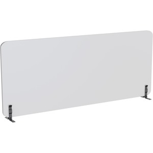 72 in. Acoustic Desktop Privacy Screen Panel, Light Gray