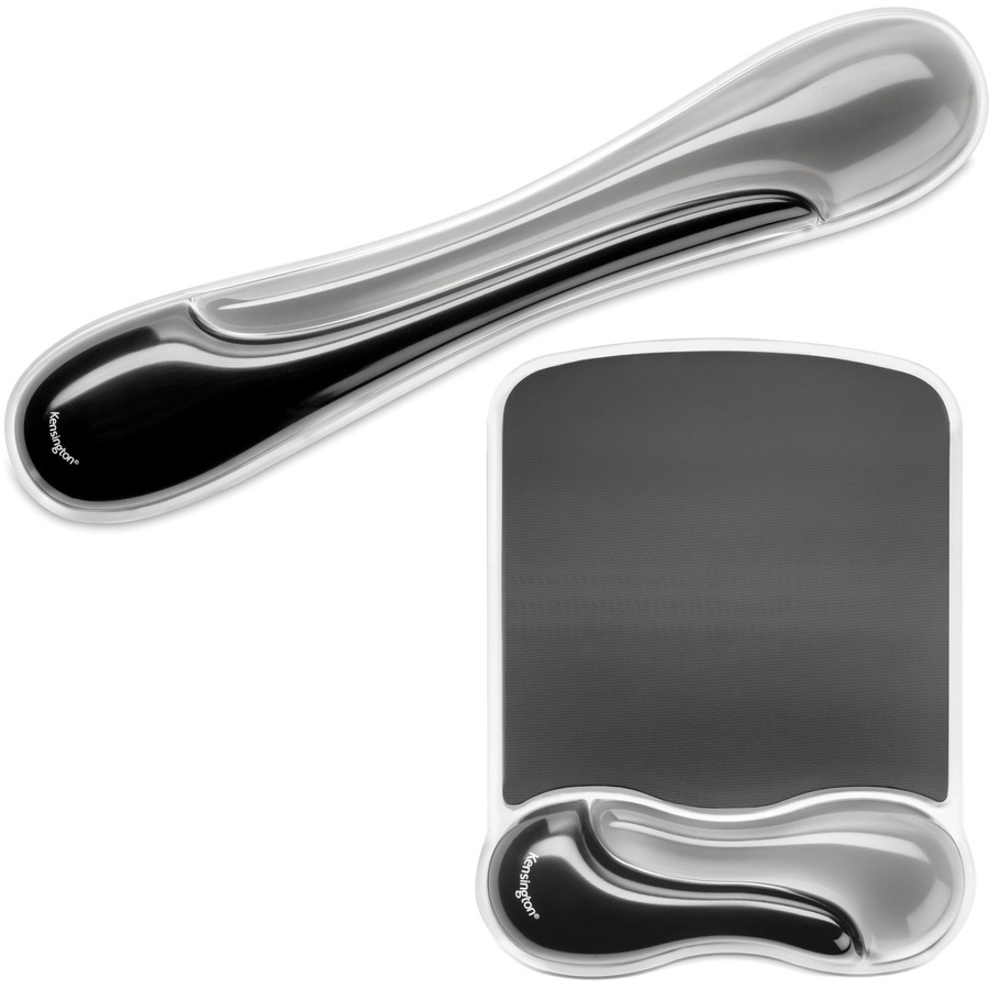 1.7 x 11.4 in. Duo Gel Mouse Pad Wrist Rest, Gray
