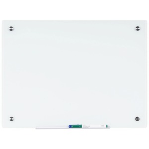 24 x 36 in. Dry-Erase Glass Board, White