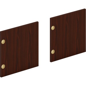 60 in. Mod Laminate Doors, Mahogany - Set of 2