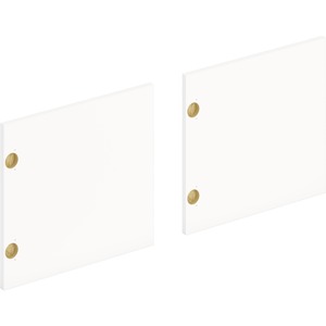 66 in. Mod Laminate Doors, Simply White - Set of 2