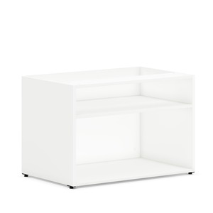 Picture of HON HONLCL3020SLP1 30 in. Open Storage Credenza, Simply White
