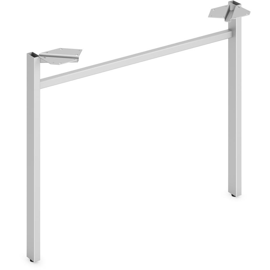 30 in. Mod Worksurface U-Leg Support, Silver