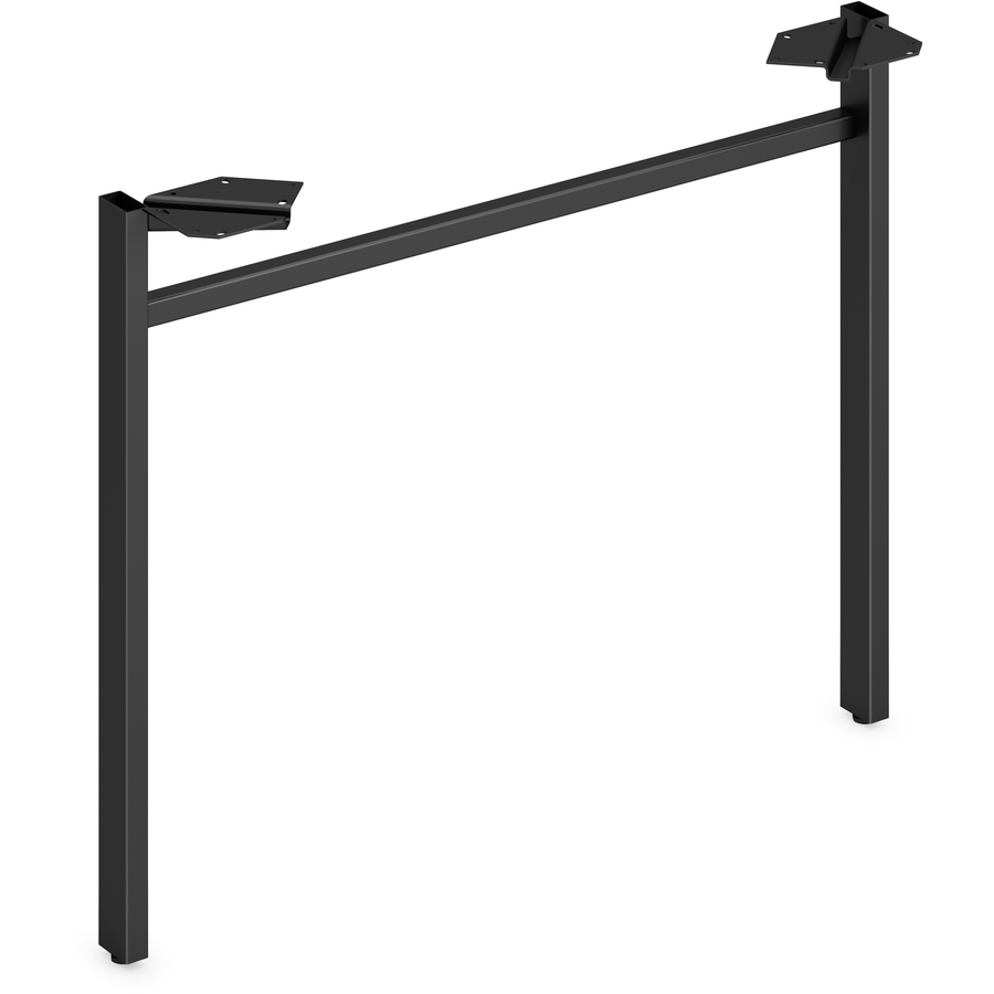 30 in. Mod Worksurface U-Leg Support, Black
