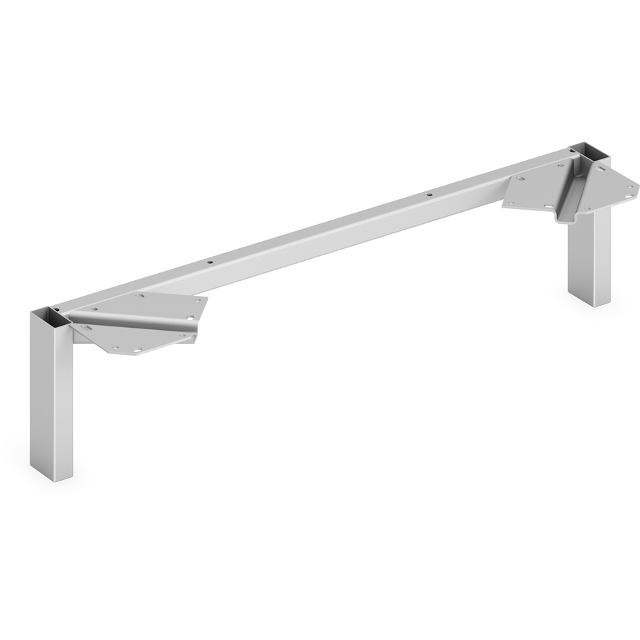 7 x 30 in. Mod Credenza Support Legs, Silver